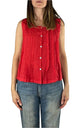 Off-on - Top lino - Rosso