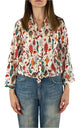 Palme - Camicia mussola fantasia - Burro