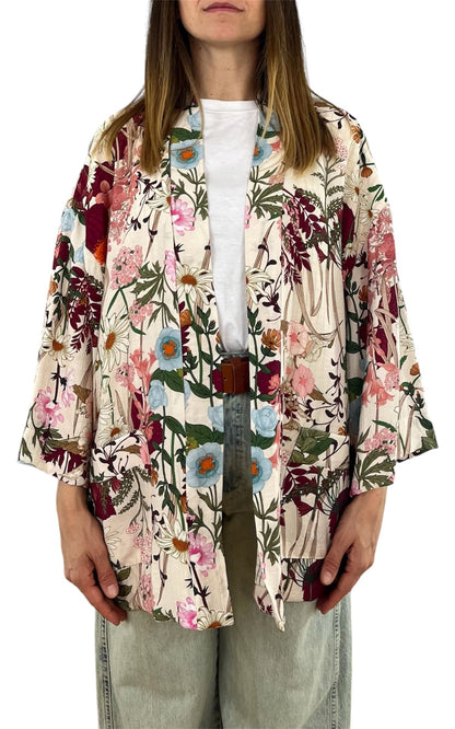 Off-On - Kimono fantasia - Burro