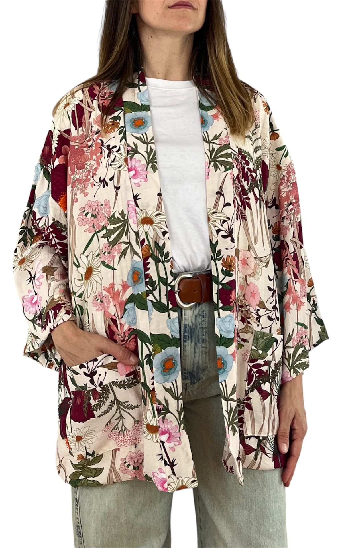 Off-On - Kimono fantasia - Burro