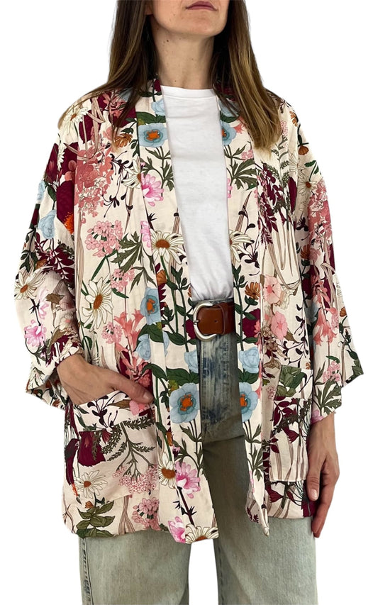 Off-On - Kimono fantasia - Burro