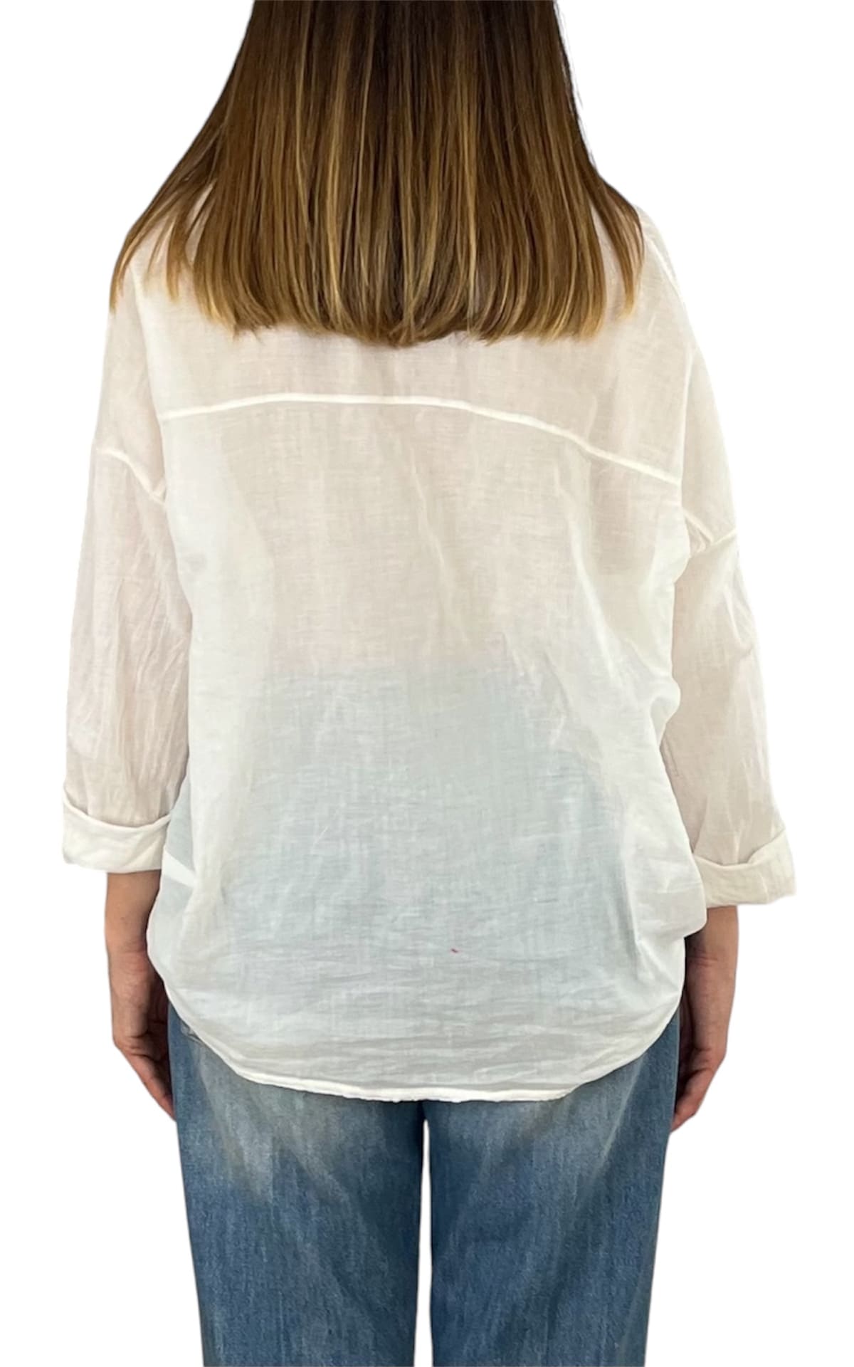 Off-On - Camicia mussola - Burro