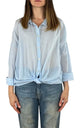 Off-On - Camicia mussola - Celeste