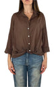 Off-On - Camicia mussola - Moro