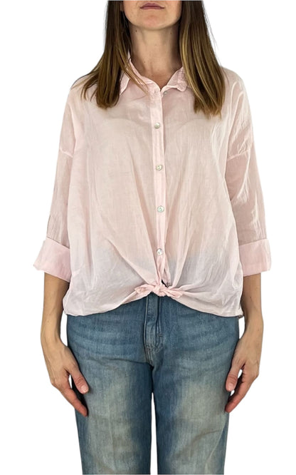 Off-On - Camicia mussola - Rosa