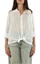 Off-On - Camicia mussola - Bianco
