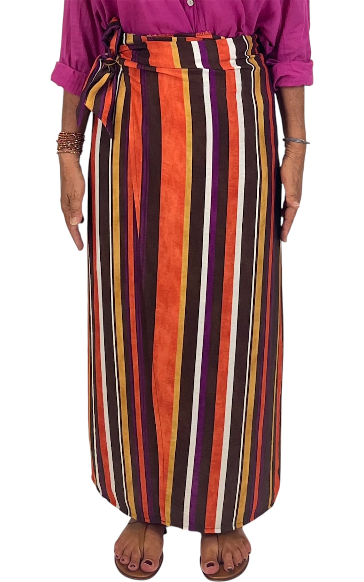 Off-On - Gonna pareo lunga - Multicolor