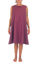 Off-on - Abito trapezio - Burgundi