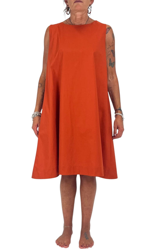 Off-on - Abito trapezio - Coccio