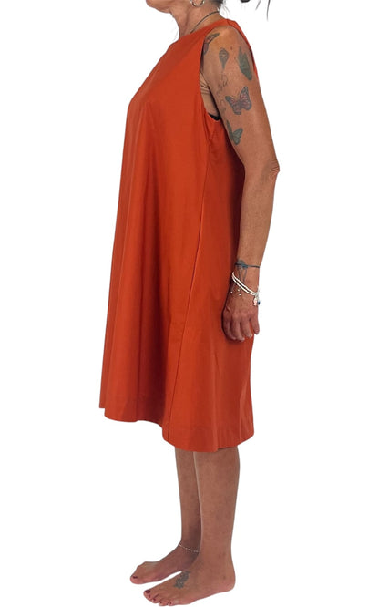 Off-on - Abito trapezio - Coccio
