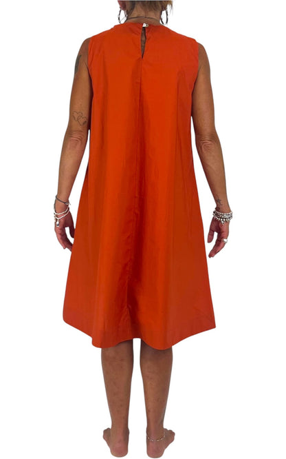 Off-on - Abito trapezio - Coccio
