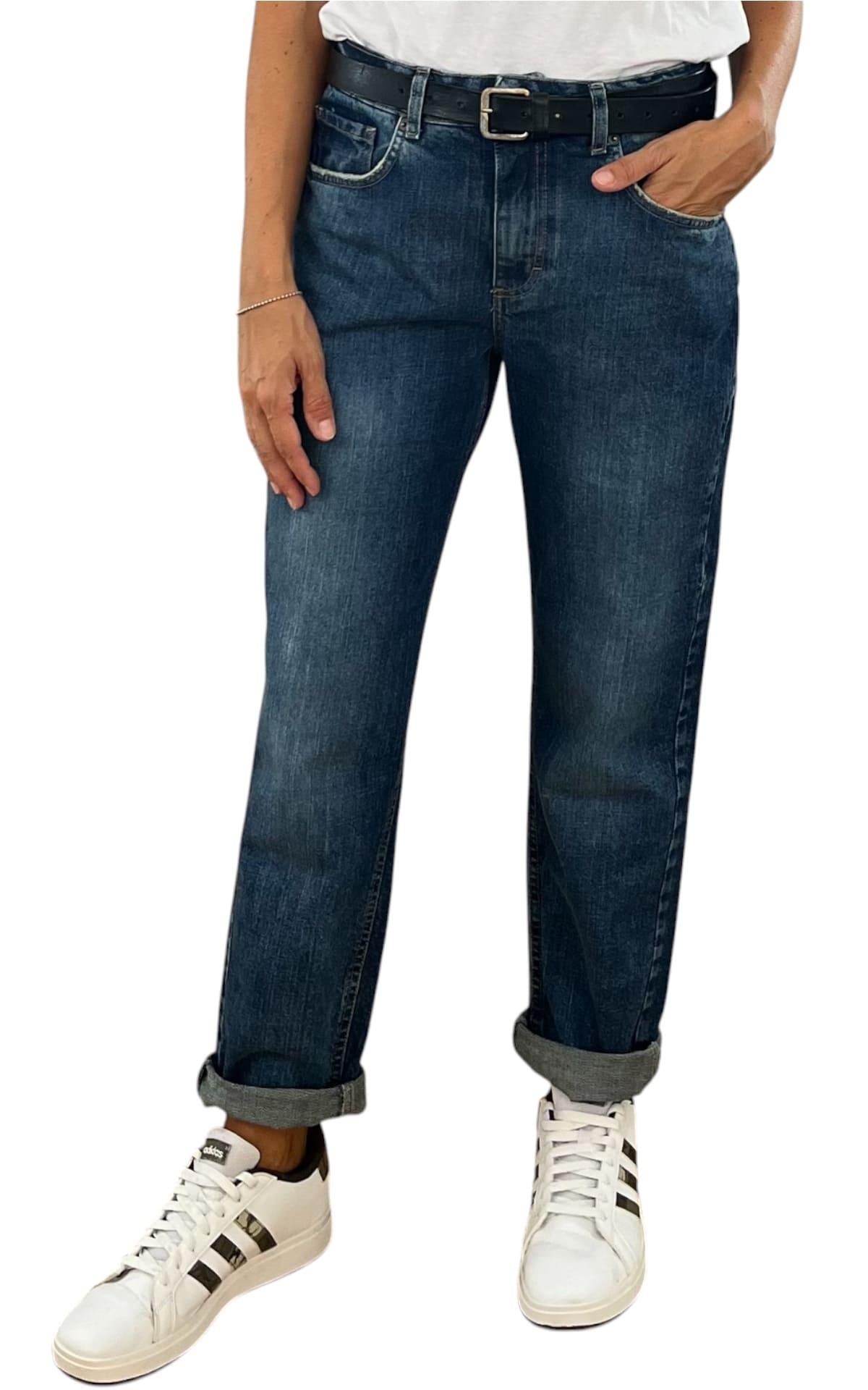Initial - Jeans boyfriend JAMES - Denim