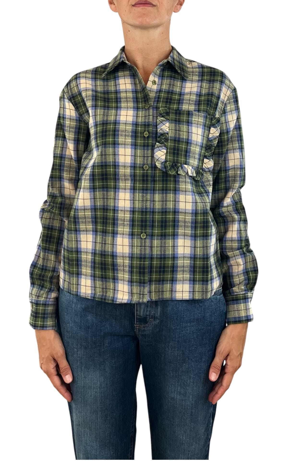 Compañia Fantastica - Camicia a quadri - Verde