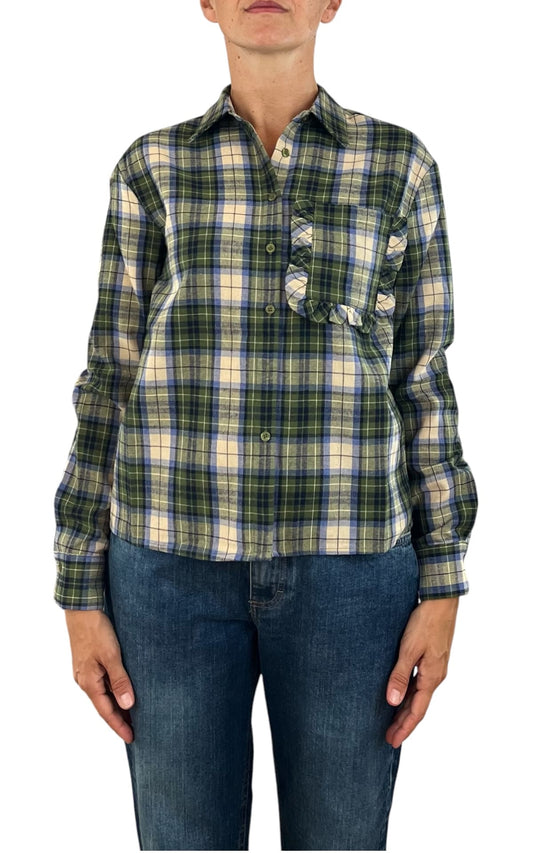 Compañia Fantastica - Camicia a quadri - Verde