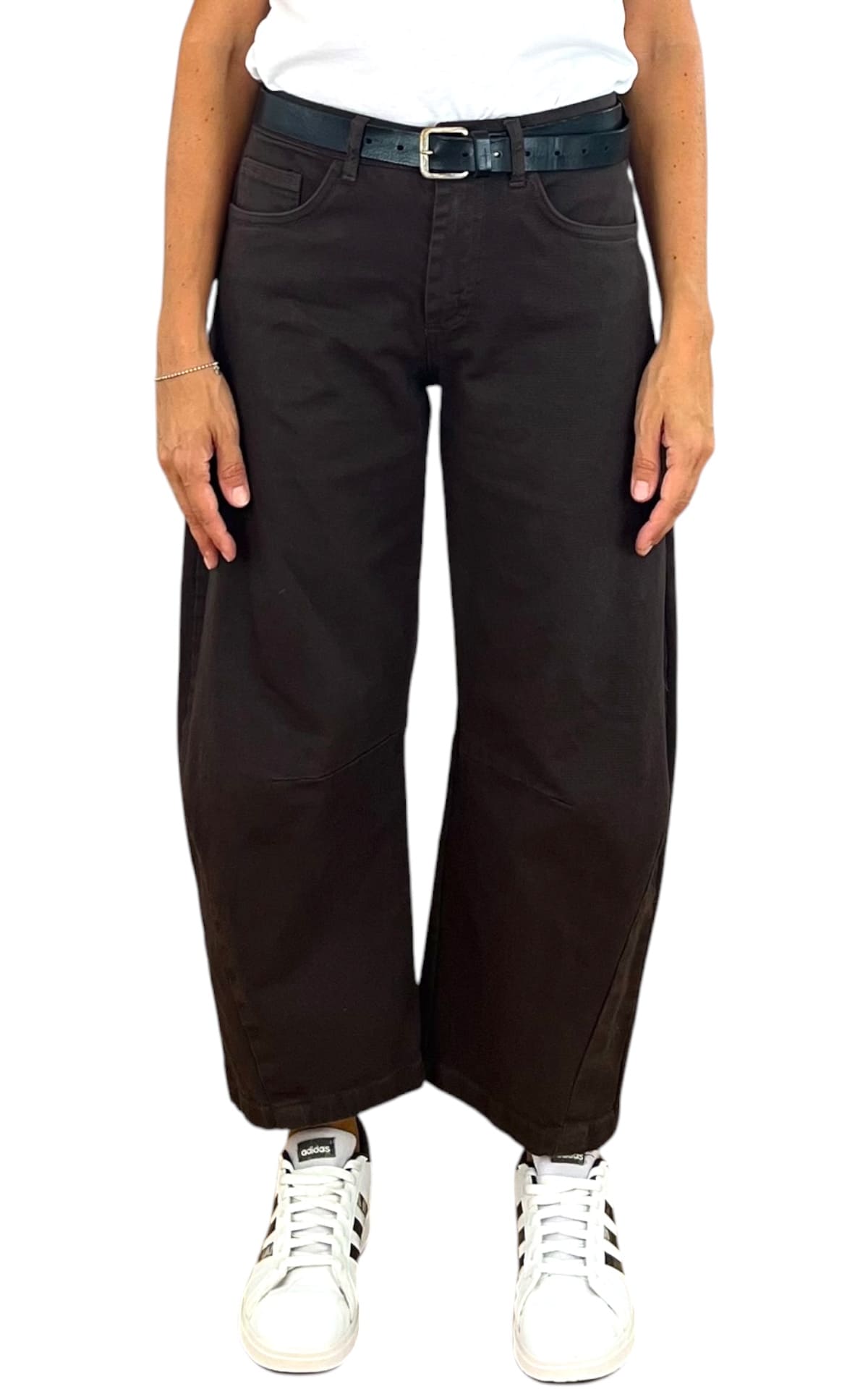 Off-On - Pantalone baloon - Moro