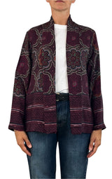 Wu'Side - Giacca Kimono - Fico