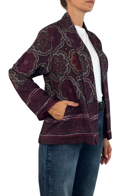 Wu'Side - Giacca Kimono - Fico