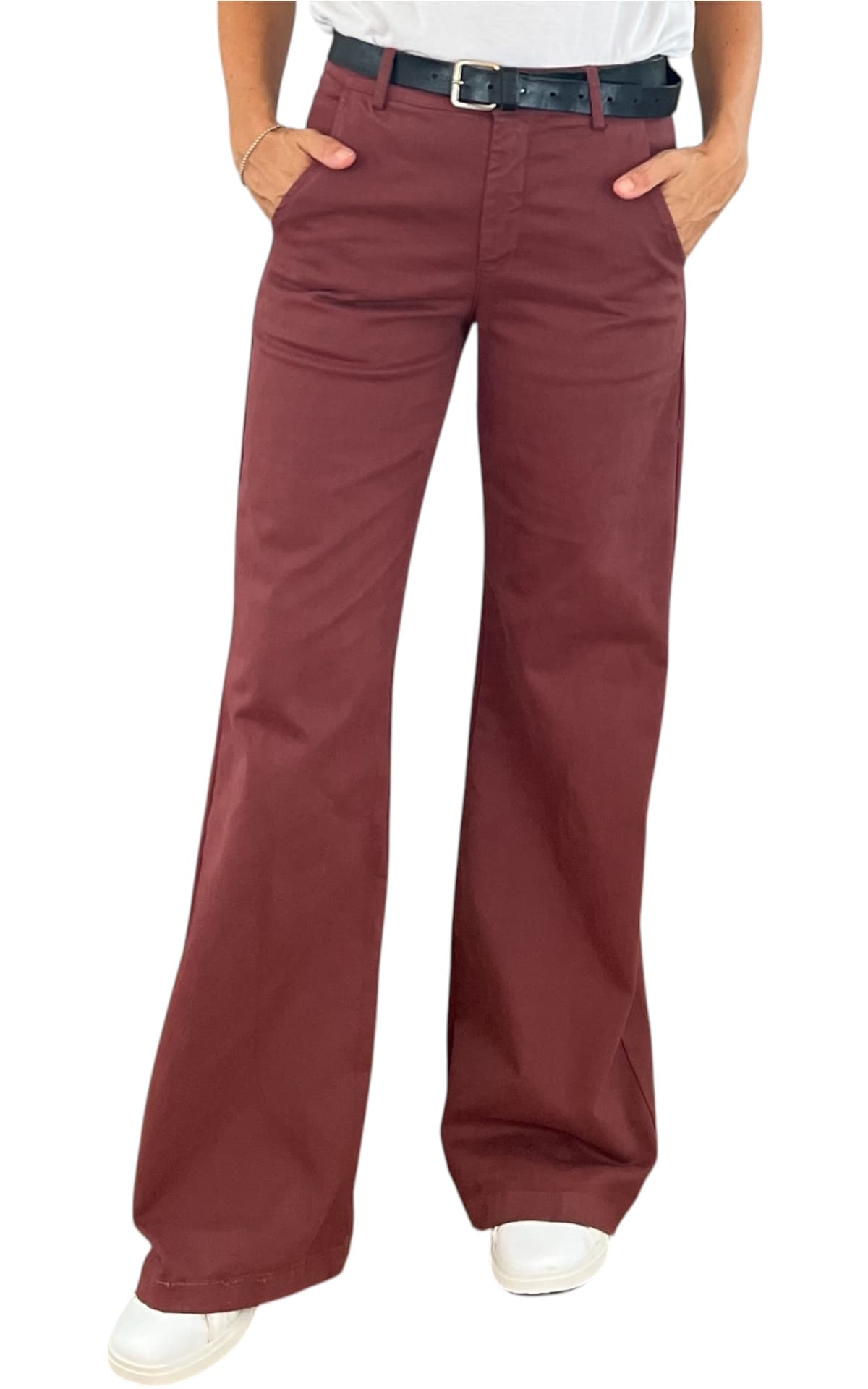 Off-On - Pantalone palazzo BETTY - Fico