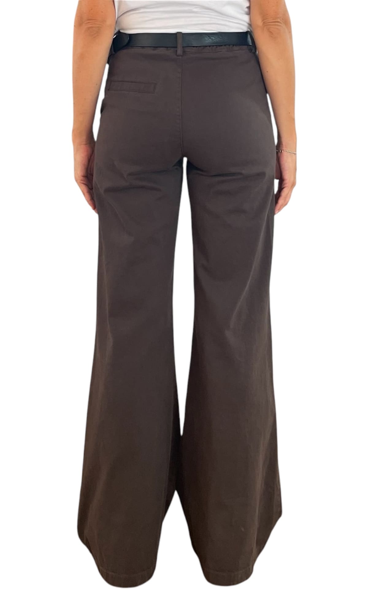 Off-On - Pantalone palazzo BETTY - Moro
