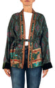 Wu'Side - Kimono corto con cintura - Verde