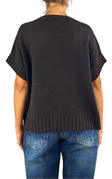 Initial - Gilet fiore - Moro