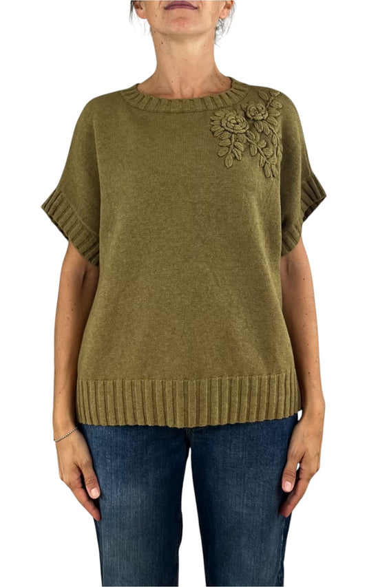 Initial - Gilet fiore - Olio
