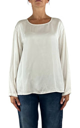 Off-On - Blusa girocollo - Burro