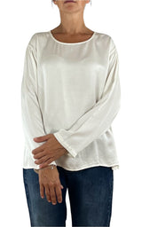 Off-On - Blusa girocollo - Burro