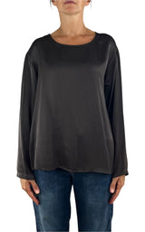 Off-On - Blusa girocollo - Moro
