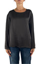 Off-On - Blusa girocollo - Moro