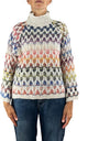 Flaminia G. - Maglia intarsi multicolor - Burro
