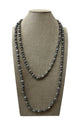 Susan Di - Collana lunga con cristalli e sfere - Argento