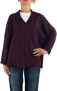 Initial - Giacca camicia over - Vino