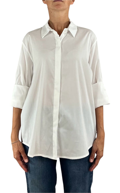 Off-On - Camicia over - Bianco