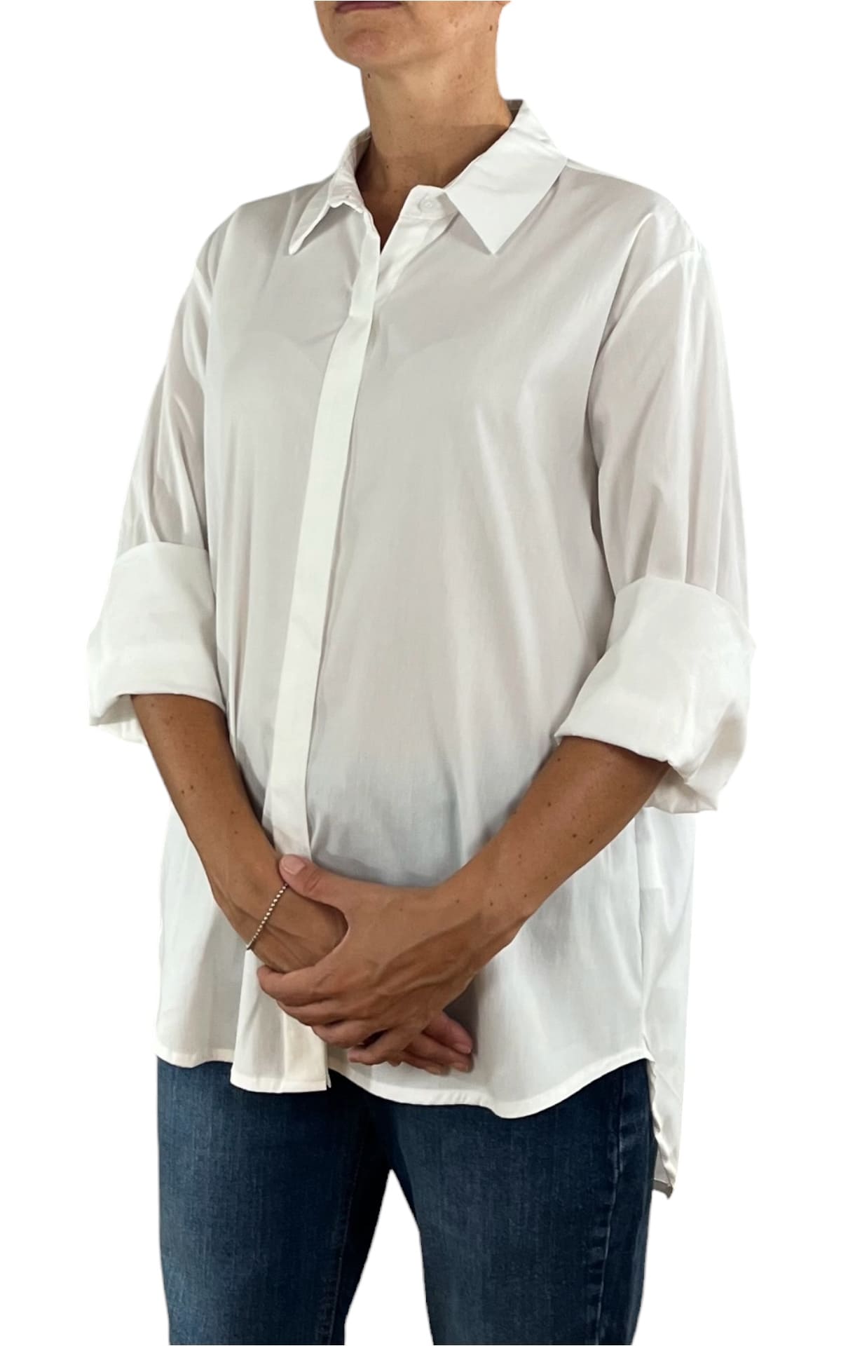 Off-On - Camicia over - Bianco