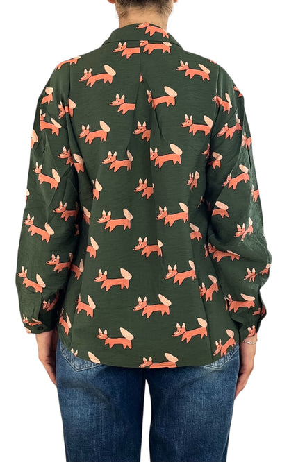 Compañia Fantastica - Camicia volpe - Verde