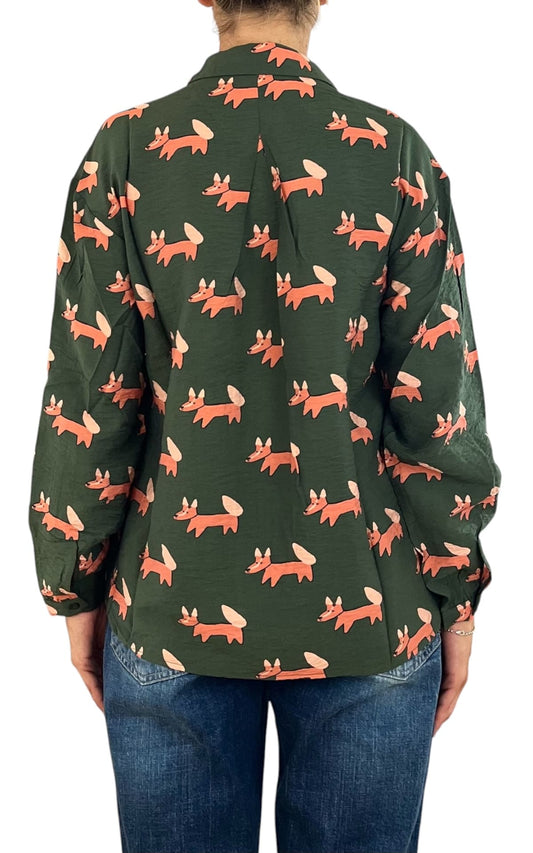 Compañia Fantastica - Camicia volpe - Verde