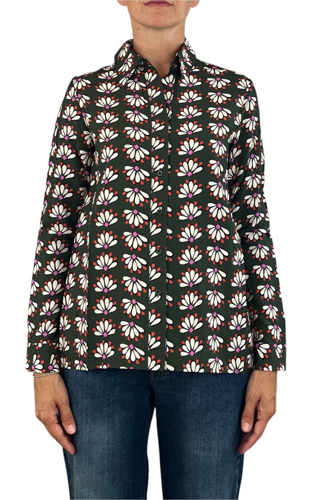 Compañia Fantastica - Camicia margherita - Verde