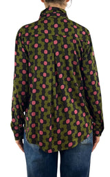 Compañia Fantastica - Camicia geometrica - Verde