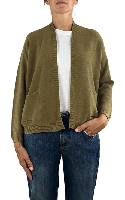 Initial - Cardigan corto - Olio