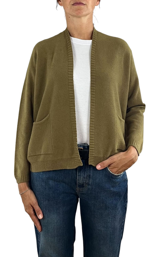 Initial - Cardigan corto - Olio