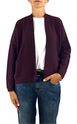 Initial - Cardigan corto - Vino