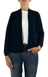 Initial - Cardigan corto - Nero