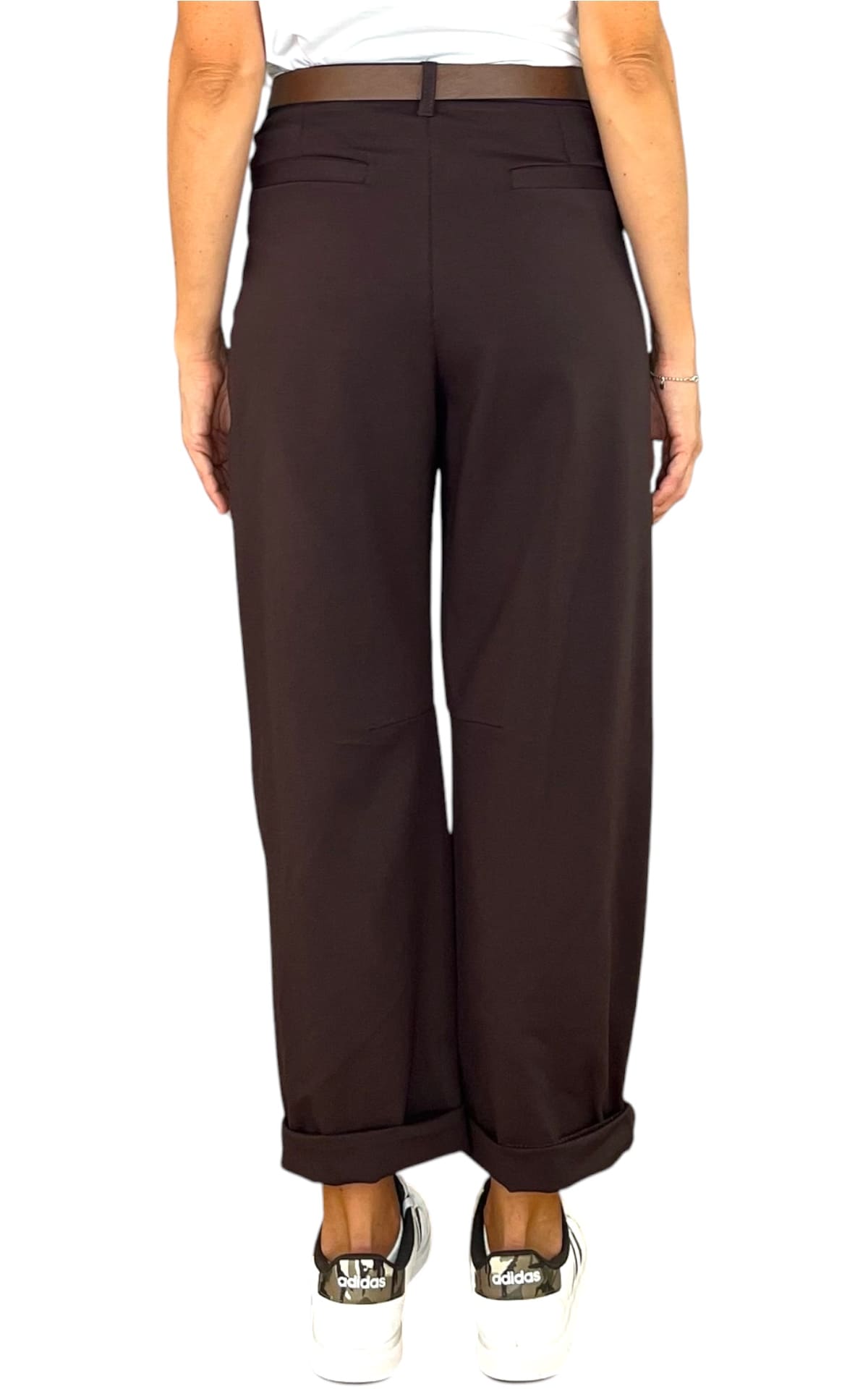 Minth - Pantalone baloon punto milano - Moro
