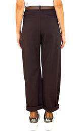 Minth - Pantalone baloon punto milano - Moro