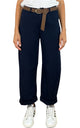 Minth - Pantalone baloon punto milano - Blu