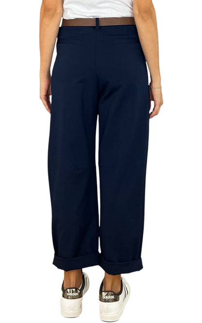 Minth - Pantalone baloon punto milano - Blu