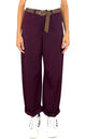 Minth - Pantalone baloon punto milano - Prugna