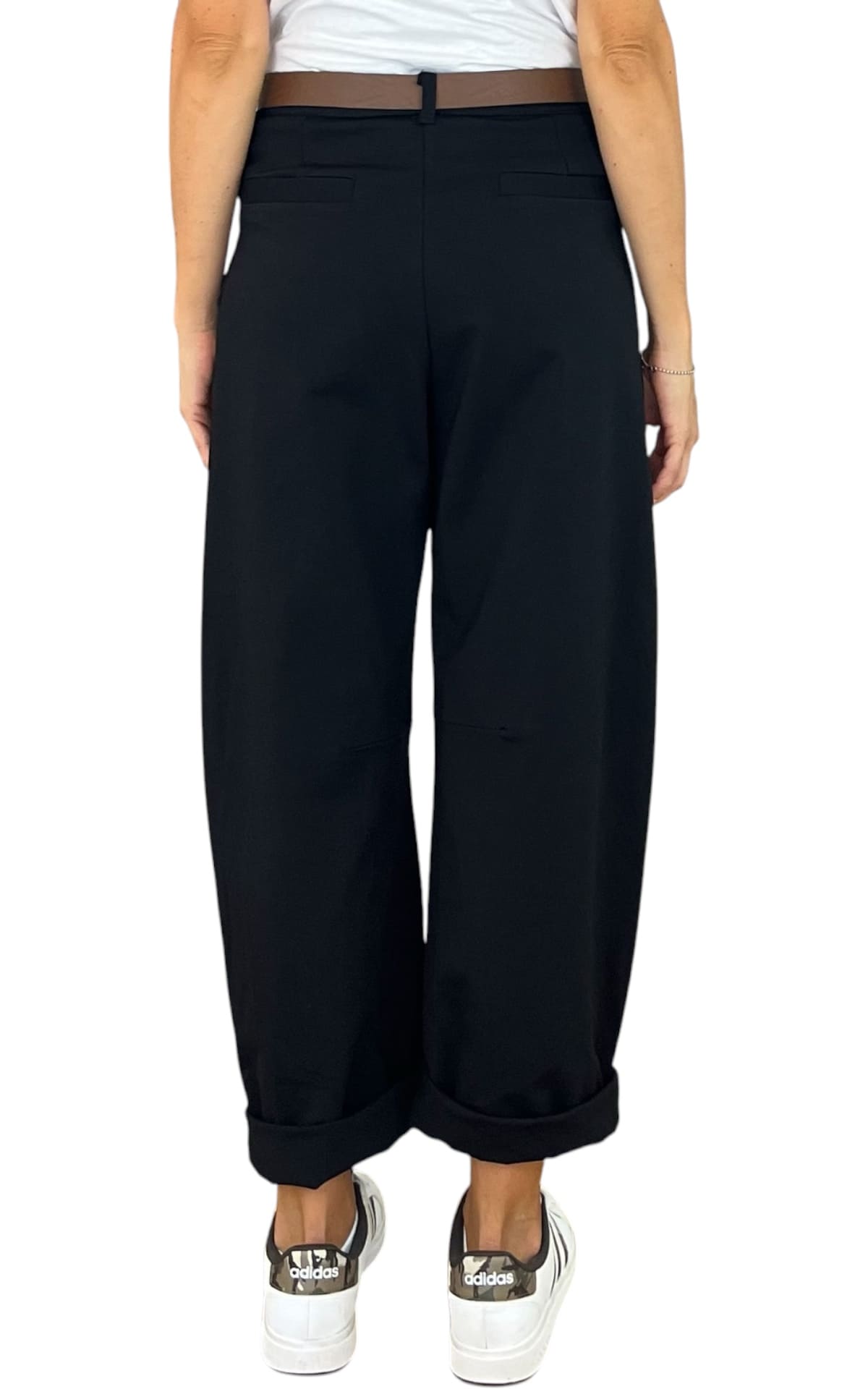 Minth - Pantalone baloon punto milano - Nero