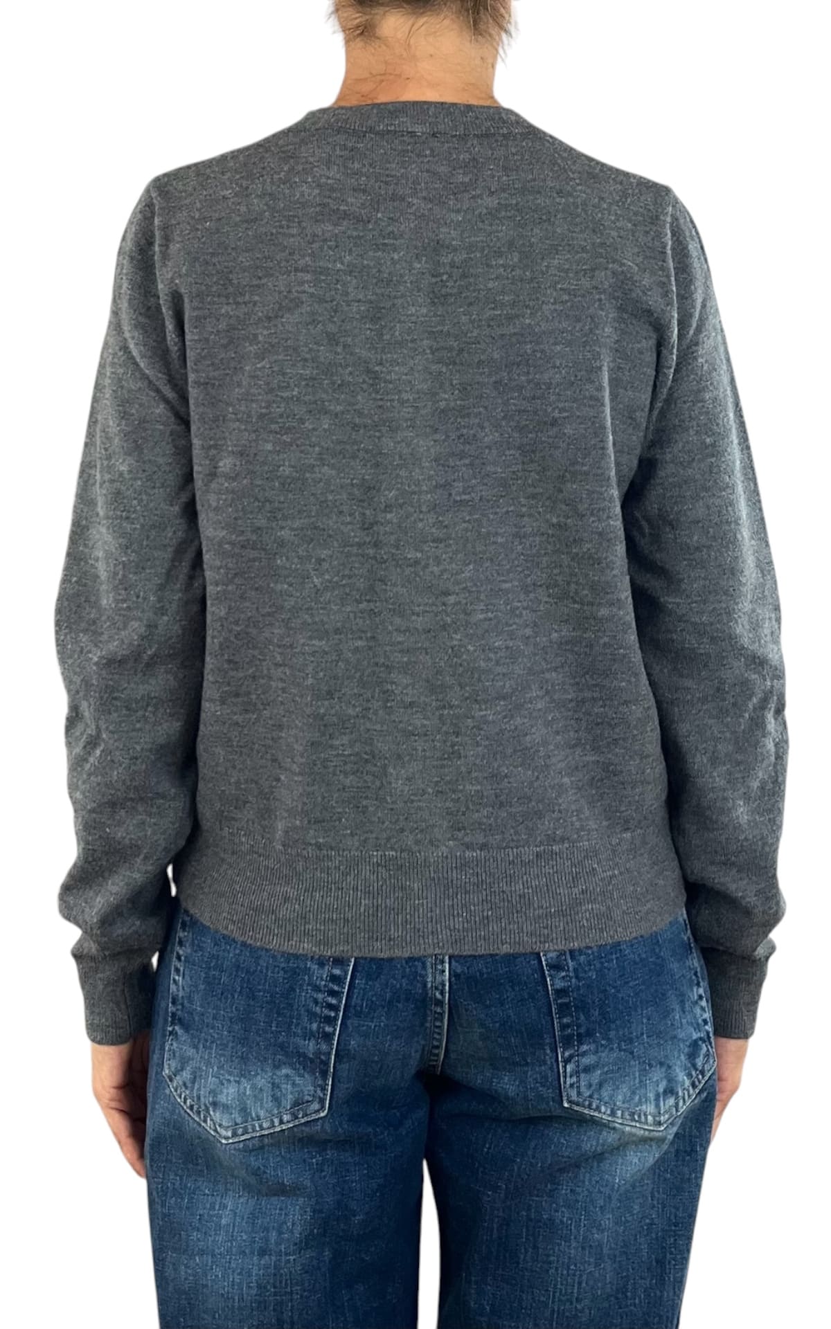 Compañia Fantastica - Cardigan bottone floreale - Grigio